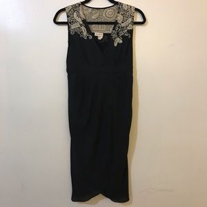 Anthropologie black dress